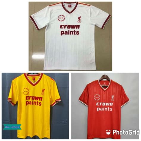 Jual Jersey Kaos Baju Bola Liverpol Home Away 3rd Retro Classic Klasik