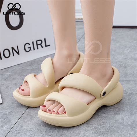 Jual Sandal Slip On Wanita Jelly Mini So Lucu Elegant Nyaman Anti Selip