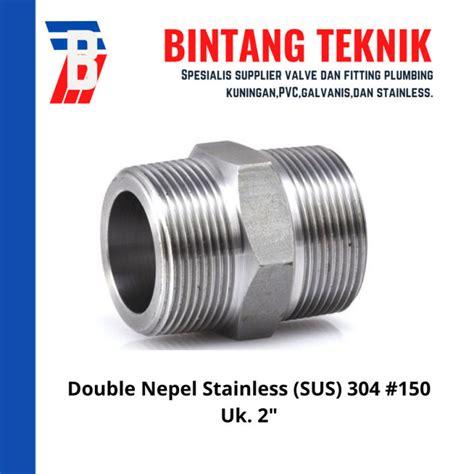 Double Nepel Nipple Inch Stainless Sus Lazada Indonesia