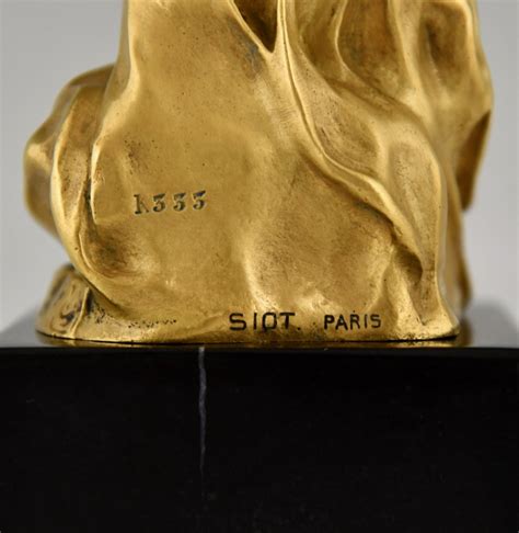 Art Nouveau Bronze Sculpture Nude With Casket Le Secret Deconamic