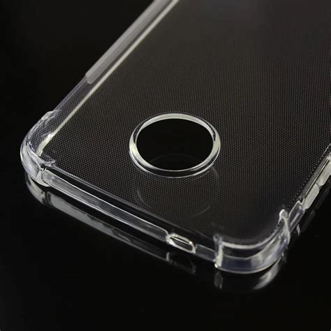 Soft Tpu Silicone Rubber Transparent Shockproof Cover Case For Motorola