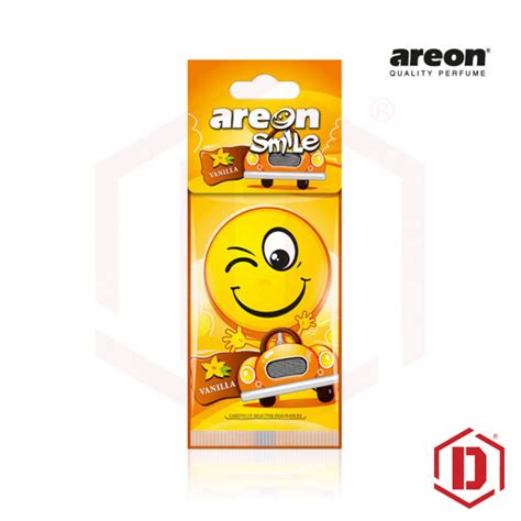 Aromatizante Folha Areon Smile Seco Vanilla Un Dmg Car Care