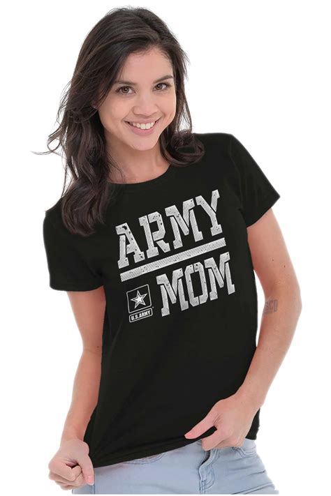 Us Army Mom Military Star Logo Womens T Shirt Ladies Tee Brisco Brands