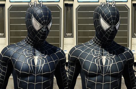 Webbed Suit Black Movie Acuraccy At Marvels Spider Man Remastered