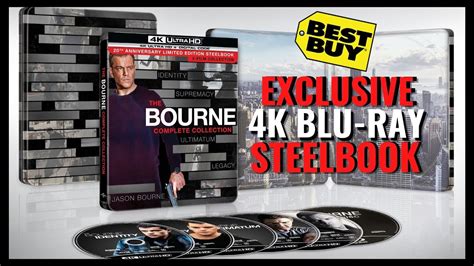 The Bourne Complete Collection Best Buy Exclusive 4k Ultra Hd Limited Edition Steelbook Youtube