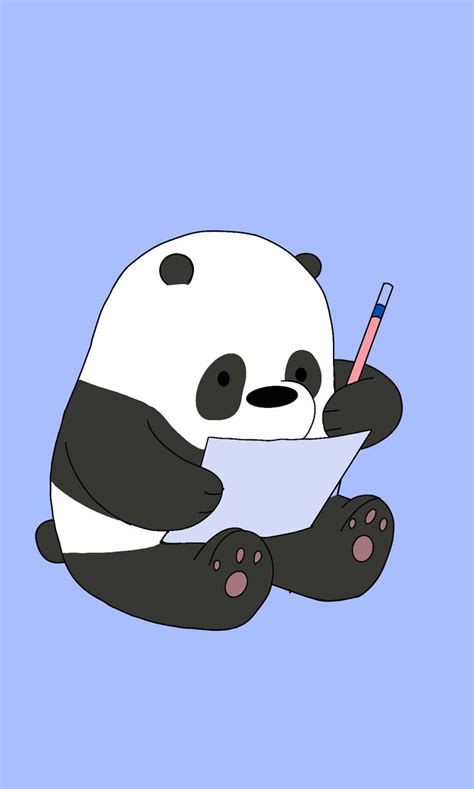 Panda Escandalosos Escribiendo