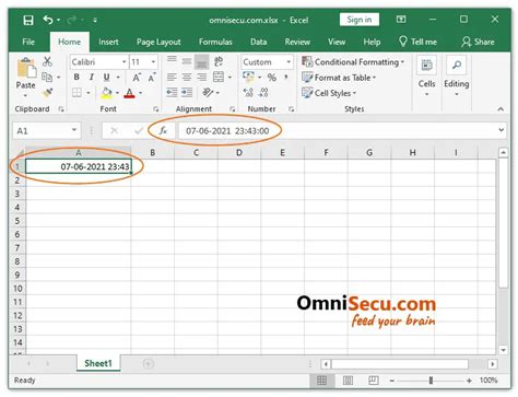 How To Insert Current Date And Time In Excel