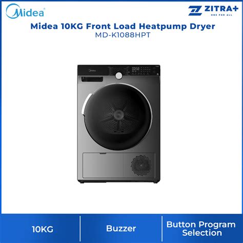 Midea 10KG Front Load Heatpump Dryer MD K1088HPT Buzzer Electronic