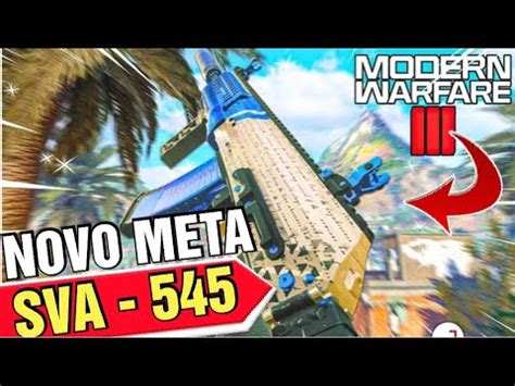 NOVO META NO WARZONE MELHOR CLASSE DE SVA 545 E STRIKER 9 COD