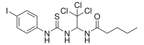 PENTANOIC ACID 2 2 2 TRICHLORO 1 3 4 IODO PHENYL THIOUREIDO ETHYL