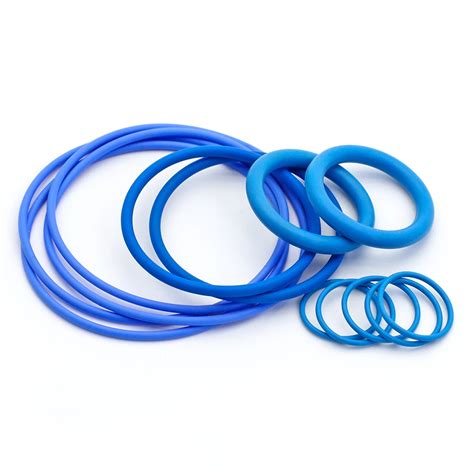 Different Sizes Soft Flexible Medical Grade Small Fvmq Blue O Ring