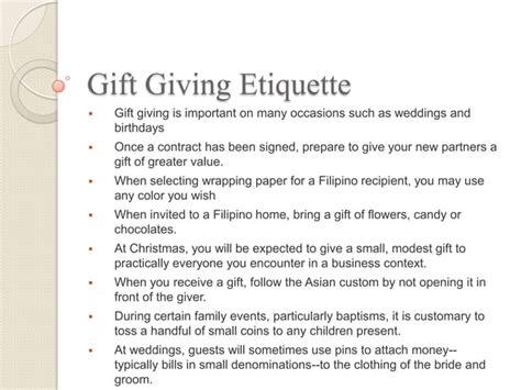 Filipino proper manners and etiquette