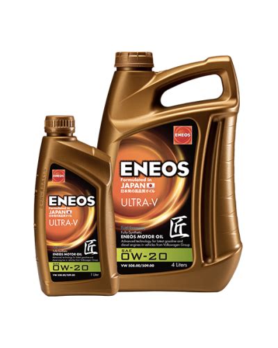 Моторное масло ENEOS ULTRA-V 0W-20 1L