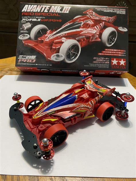 Tamiya Mini Wd Avante Mk Iii Red Special With Ms Chassis Ebay