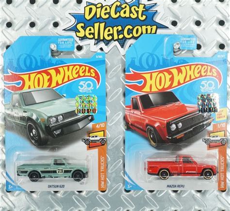 HOT WHEELS DATSUN MAZDA REPU FACTORY SEALED