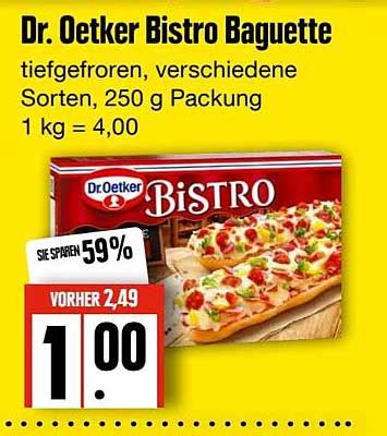 Dr Oetker Bistro Baguette Angebot Bei Edeka Frischemarkt Prospekte De