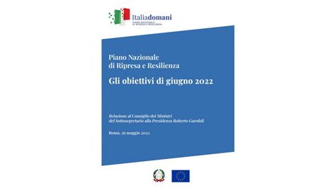 Piano Nazionale Di Ripresa E Resilienza Stato Di Attuazione E Prossimi