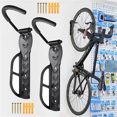 Bike Rack Garage Wall Mount - Vertical Bike Storage Rack Bicycle Hanger for Indoor Garage Shed ...