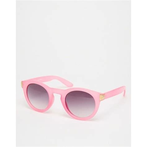 Pink Round Sunglasses For Women