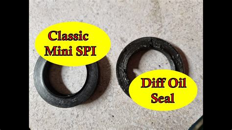 Classic Mini Restoration SPI Diff Oil Seal Replacement YouTube