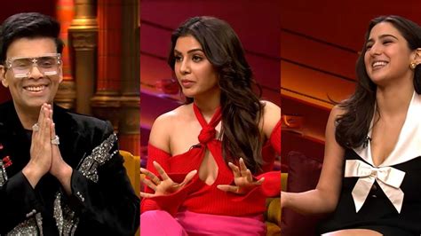 Koffee With Karan 7 Trailer Samantha Ruth Prabhu Blames Karan Johar