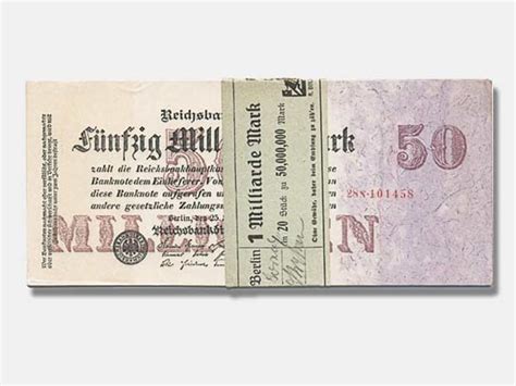 Geldscheine W Hrend Der Hyperinflation Als Wir Alle Milliard Re Waren