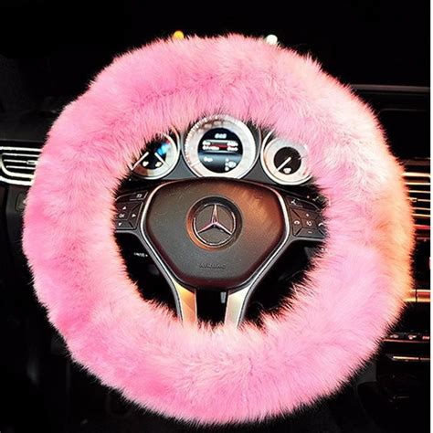 Faux Fur Steering Wheel Cover Set Steering Wheel Cover Wheel Cover