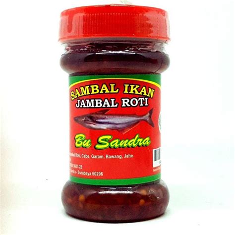 Bu Sandra Sambal Ikan Jambal Roti Gr Sambel Asin Asli Khas