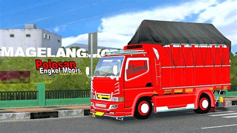 Mod Bussid Terbaru Truck Engkel Mbois Dan Livery Polosan Detail Free