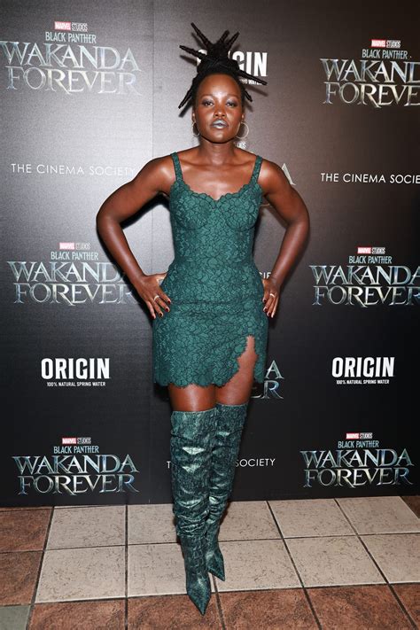 A Look At Lupita Nyong'o's Wakanda Forever Press Run Looks - Essence | Essence