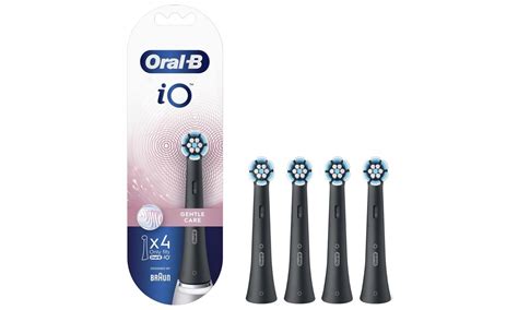 Oral B Io Gentle Care 4 Szt Czarny Końcówki Do Szczoteczek I