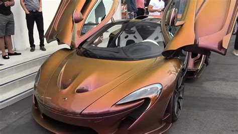 World S First Chameleon Carbon Fiber Mclaren P