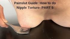 Painslut Guide How To Do Nipple Torture Punish Submissive Sex Slave Part Pornhub