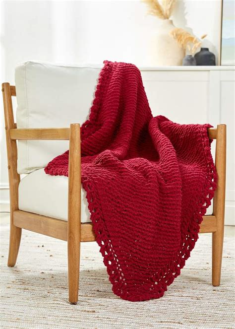 Knitting Patterns Galore Diagonal Lace Edge Throw