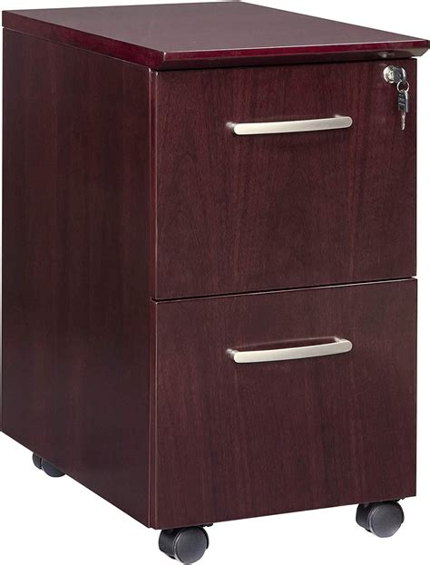 Safco Mayline Vffmah Napoli File Pedestal Mahogany Veneer