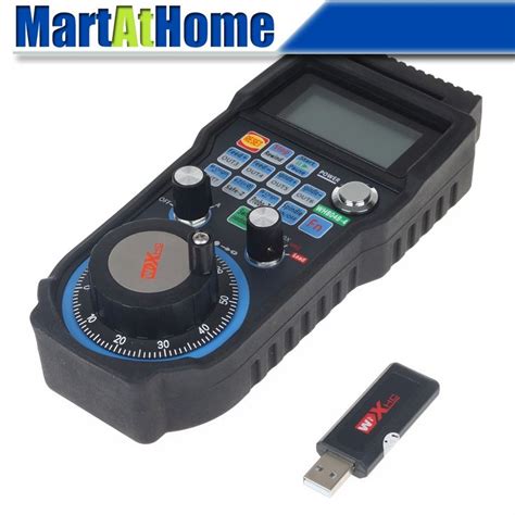 Cnc 4 Axis Wireless Mach3 Mpg Pendant Handwheel Controller For Cnc