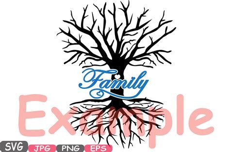 Family Tree Love SVG Word Art family quote clip art silhouette vinyl ...