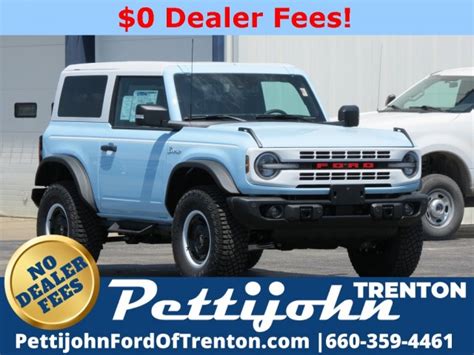 New 2024 Ford Bronco Heritage Limited Edition 2 Door In Trenton 1002