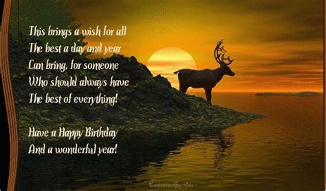 Happy Birthday Hunting Quotes Have A Happy Birthday Deer Themed