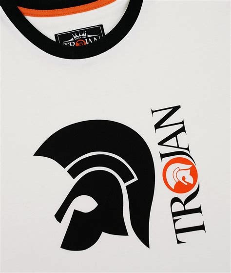 Trojan Records Ecru Helmet Logo T-Shirt | Modfellas | Mens Mod Retro ...