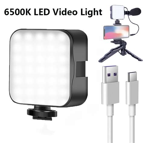 Mini Lumi Re Vid O LED Aste Pour Appareil Photo Lampe De Remplissage