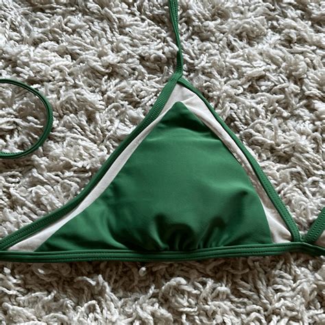 Mesh Aerie Bikini Triangle Top Small Gem