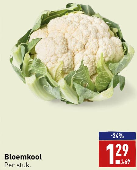 Bloemkool Folder Aanbieding Bij Aldi Details