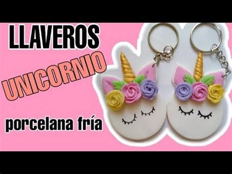 Tutorial Llaveros De Unicornio F Cil Y R Pido En Porcelana Fr A