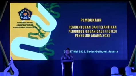 Pembentukan Organisasi Profesi ‼️ikatan Penyuluh Agama Republik Indonesia Ipari 2023 Youtube