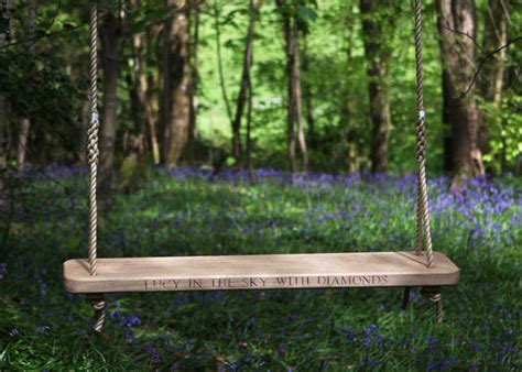 Oak Rope Swings Bespoke Handcrafted Garden Swings Sitting Spiritually