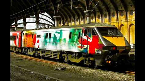 Class 91 91111 For The Fallen Departs York For London Kings Cross Youtube