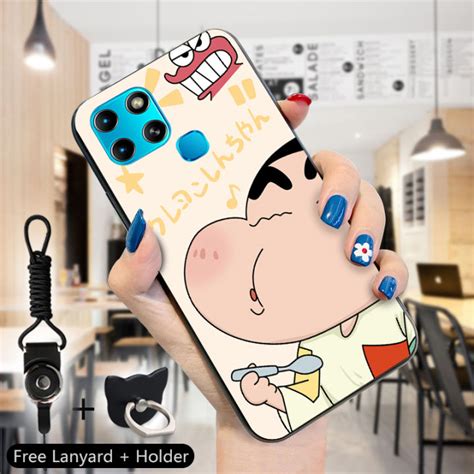 PMP Mall เคสสำหรบ Infinix Hot I เคสอจฉรยะ Smart Pro เลน S แหวนนว สายคลอง เคส