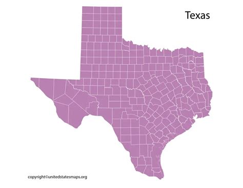 Texas County Map | Map of Texas Counties with Cities