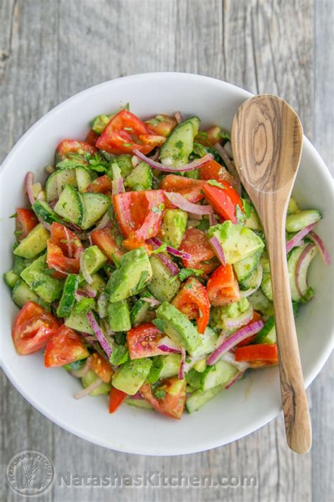 Cucumber Tomato Avocado Salad Recipe 3 Just A Pinch Recipes